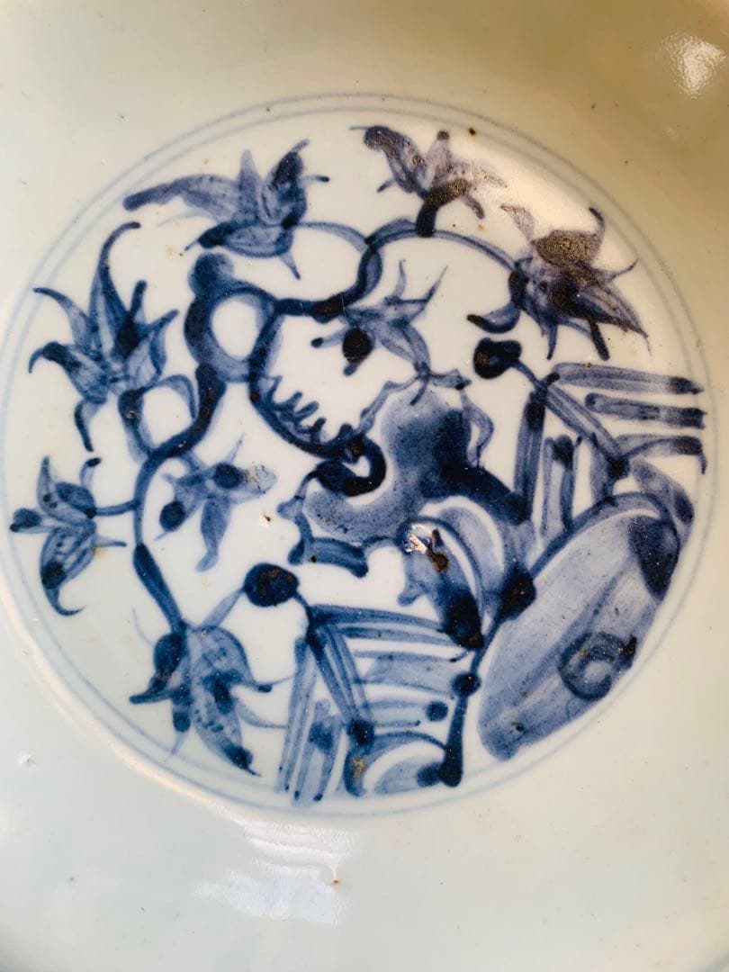 中国明時代早中期染付お皿