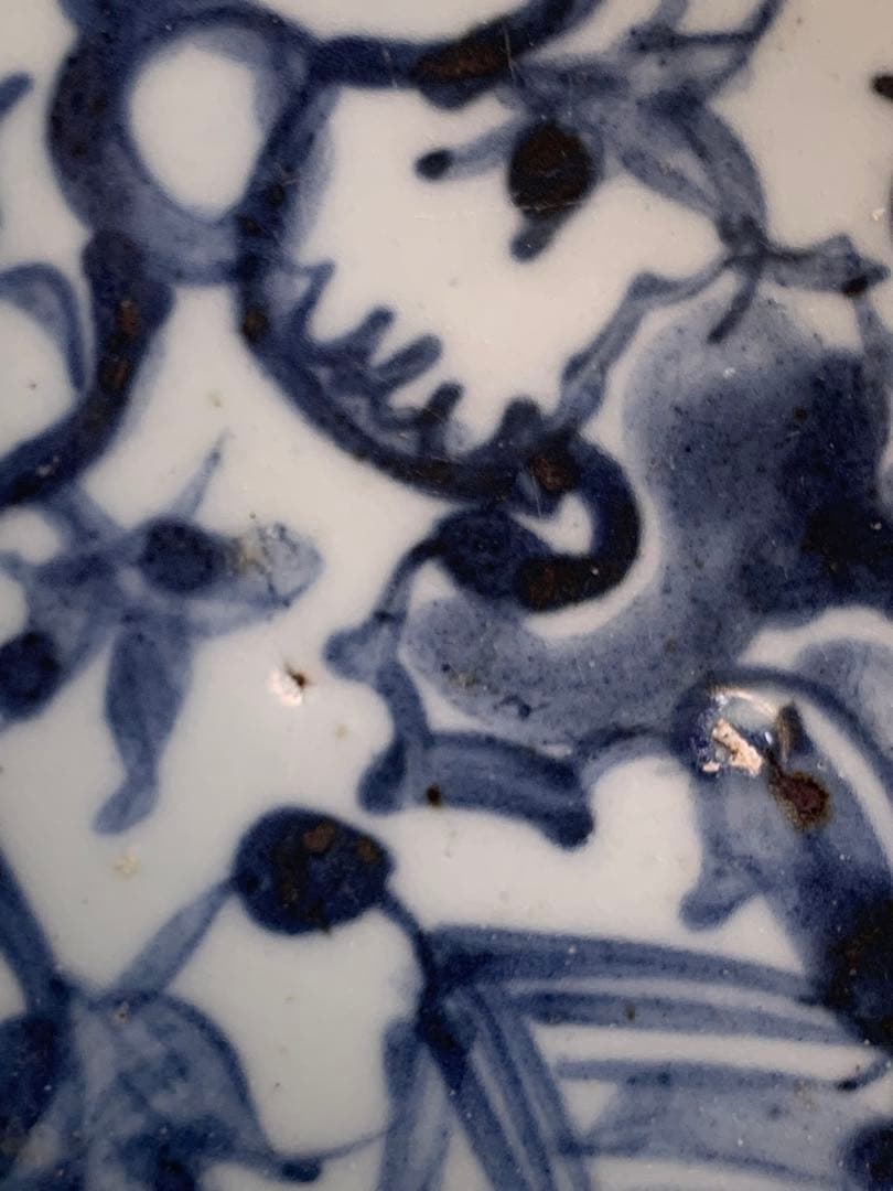 中国明時代早中期染付お皿