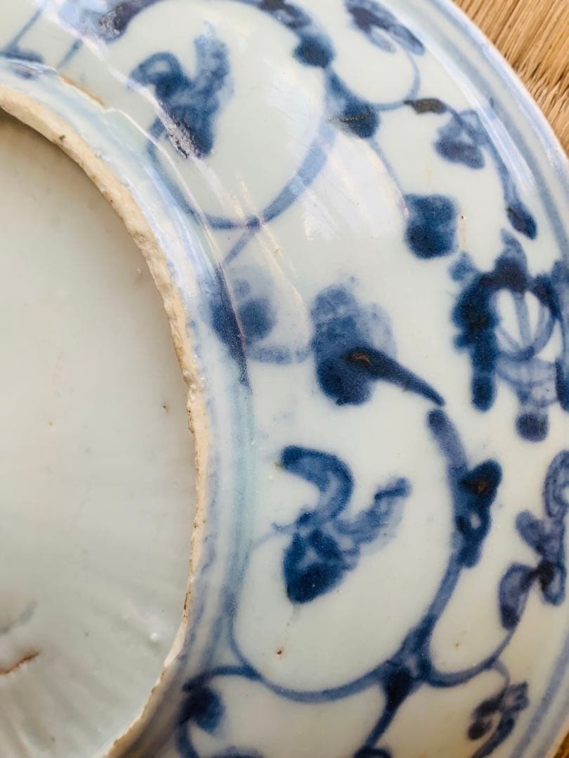 中国明時代早中期染付お皿