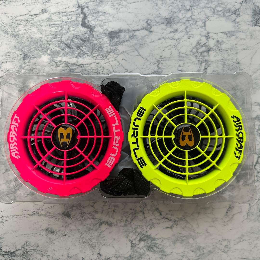 新品未使用 バートル ファン アシンメトリー イエロー　ピンク　AC371 ⑥