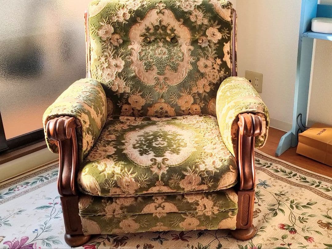 金華山1人掛けソファ アンティーク