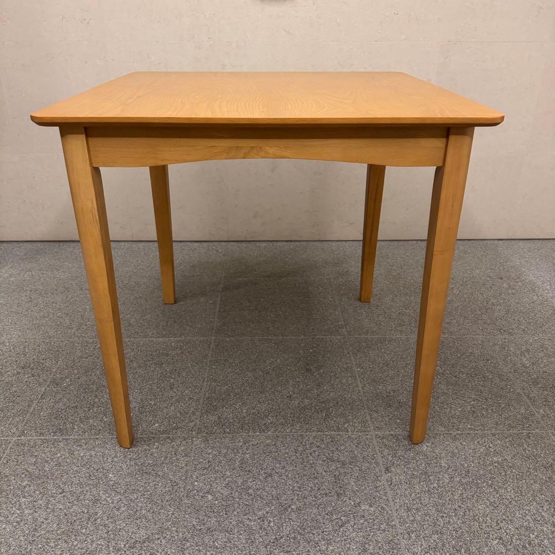 木製ダイニング3点セット 2人用 幅75cm ナチュラル