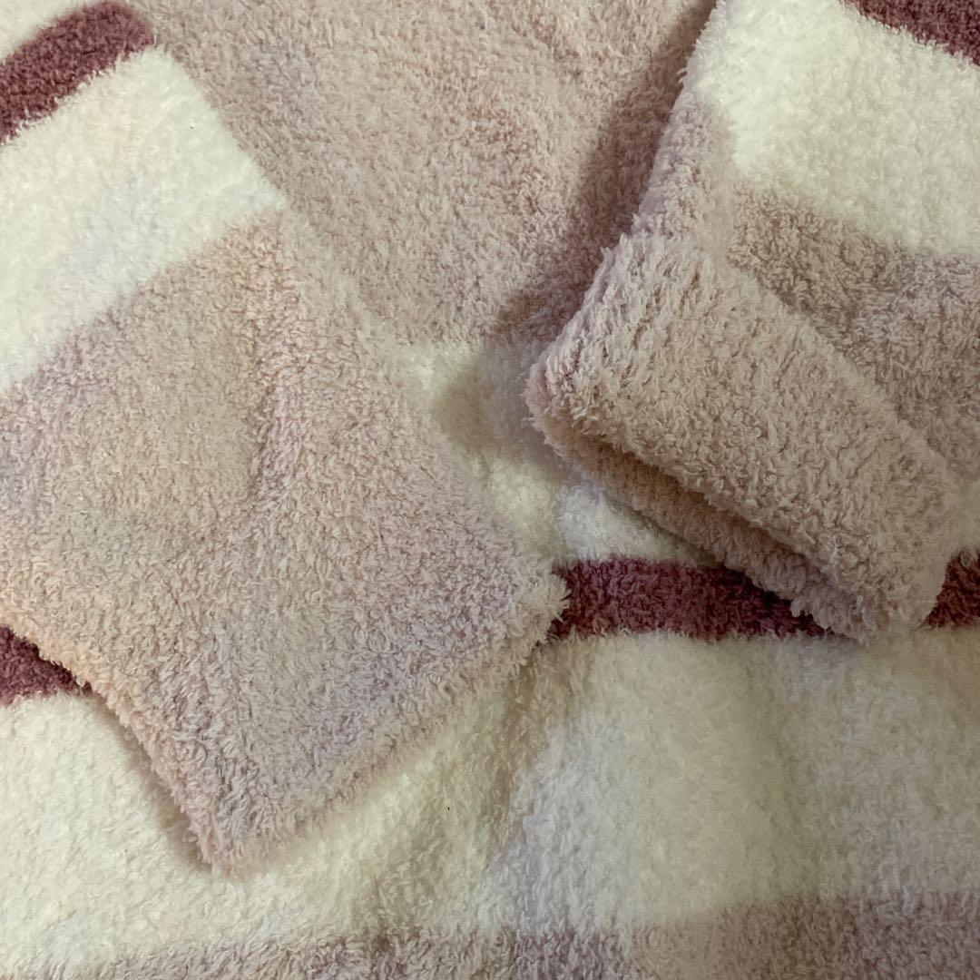 1回着用　ジェラピケ　パウダーボーダー　プルオーバー＆ロングパンツ　ピンク