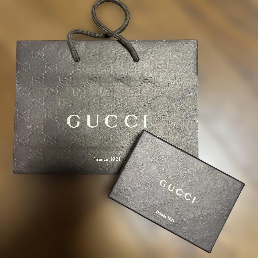 GUCCI グッチ 純正 ショッパー 紙袋 ＆ 空箱 セット ギフト 保存用