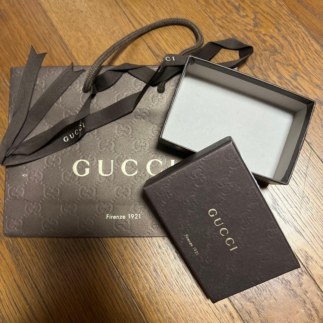 GUCCI グッチ 純正 ショッパー 紙袋 ＆ 空箱 セット ギフト 保存用