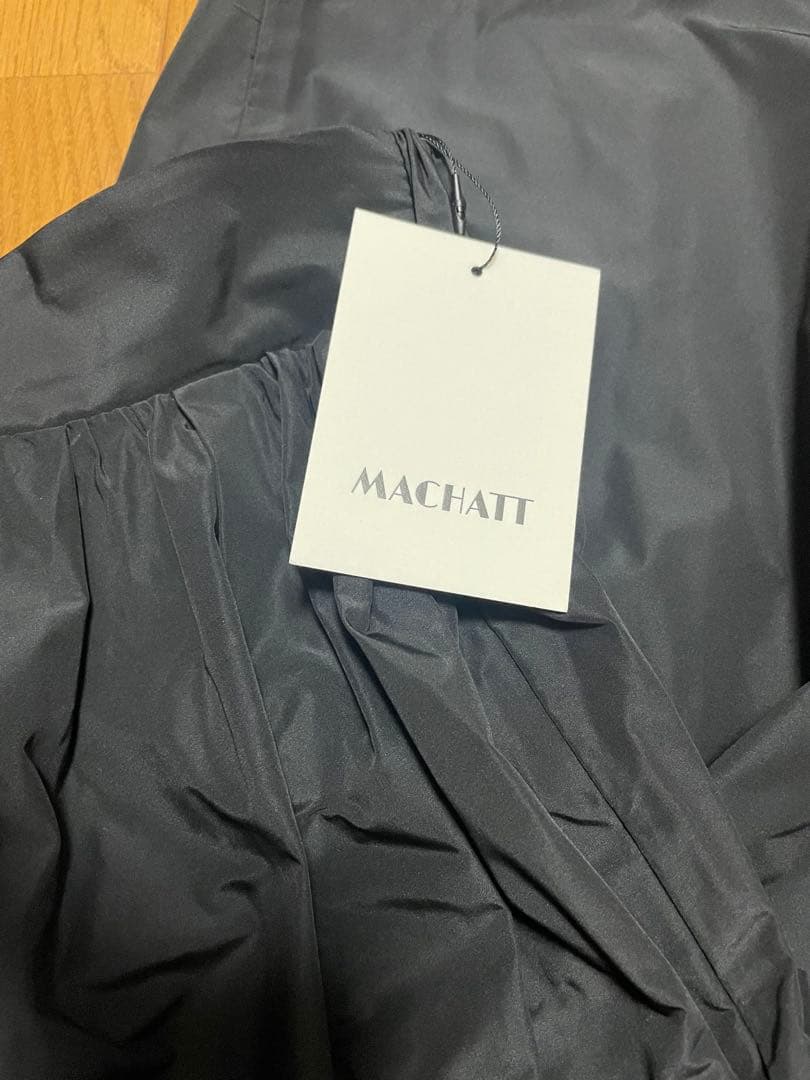 正規品 machatt メモリーキュロットパンツ ブラック