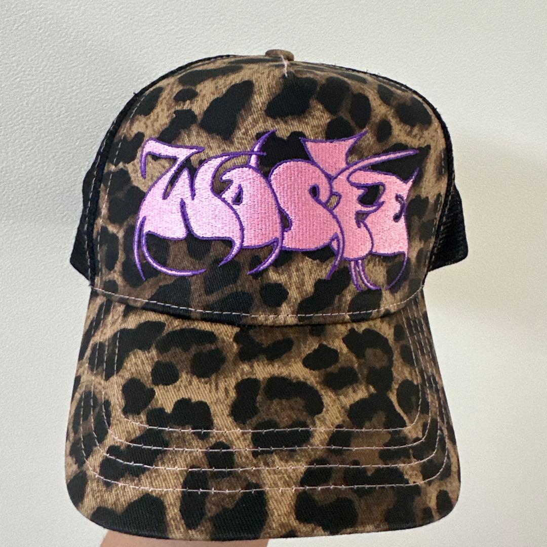 punkandyo fuckthisindustry ヒョウ柄キャップ