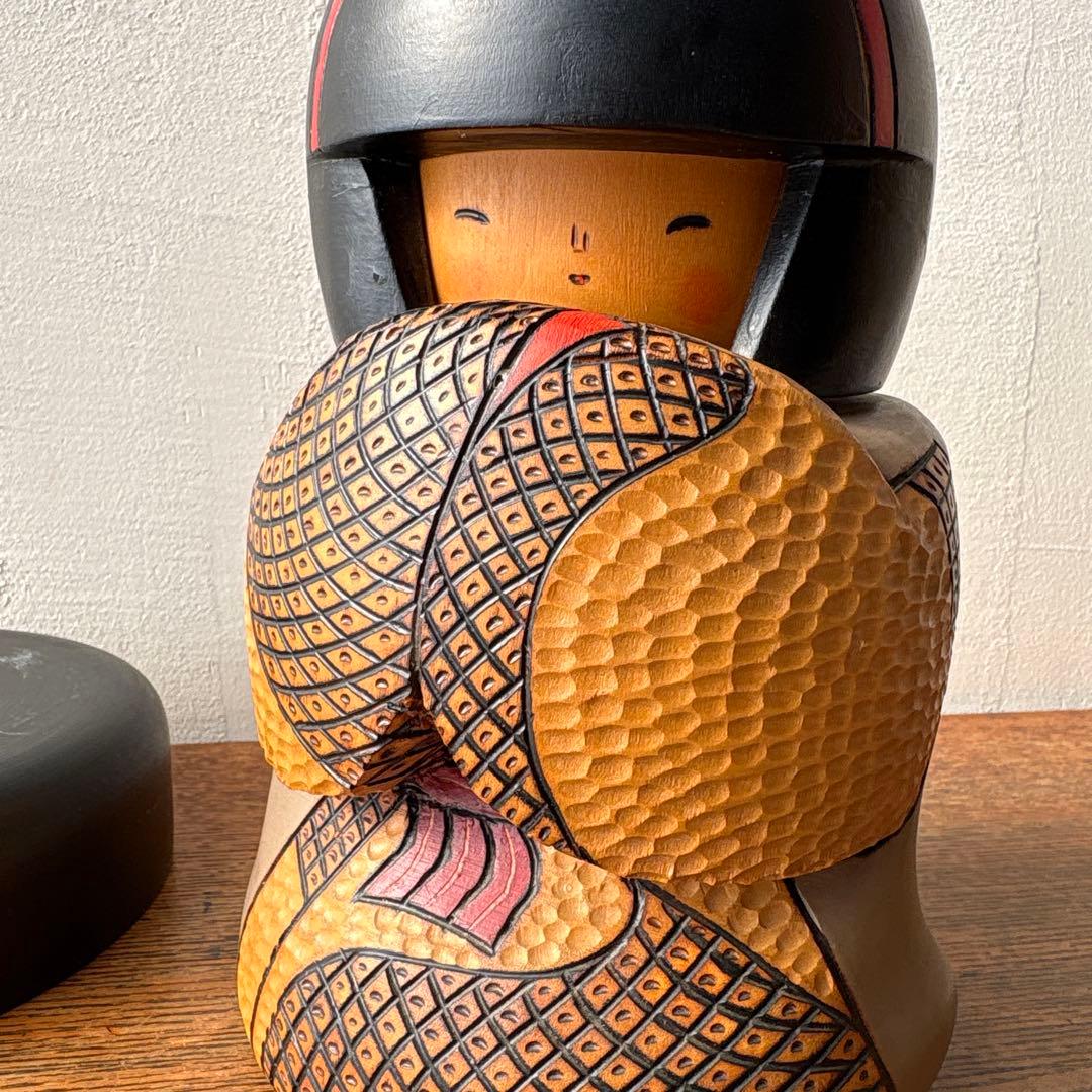 創作こけし 作家 小林伊之助 工人 『炉火』 在銘 - メルカリ