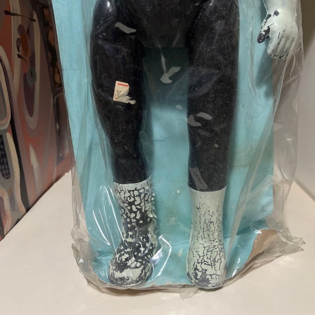 無版権 仮面ライダー キングサイズ 面取れ ポリ製 フィギュア 面はソフビ製