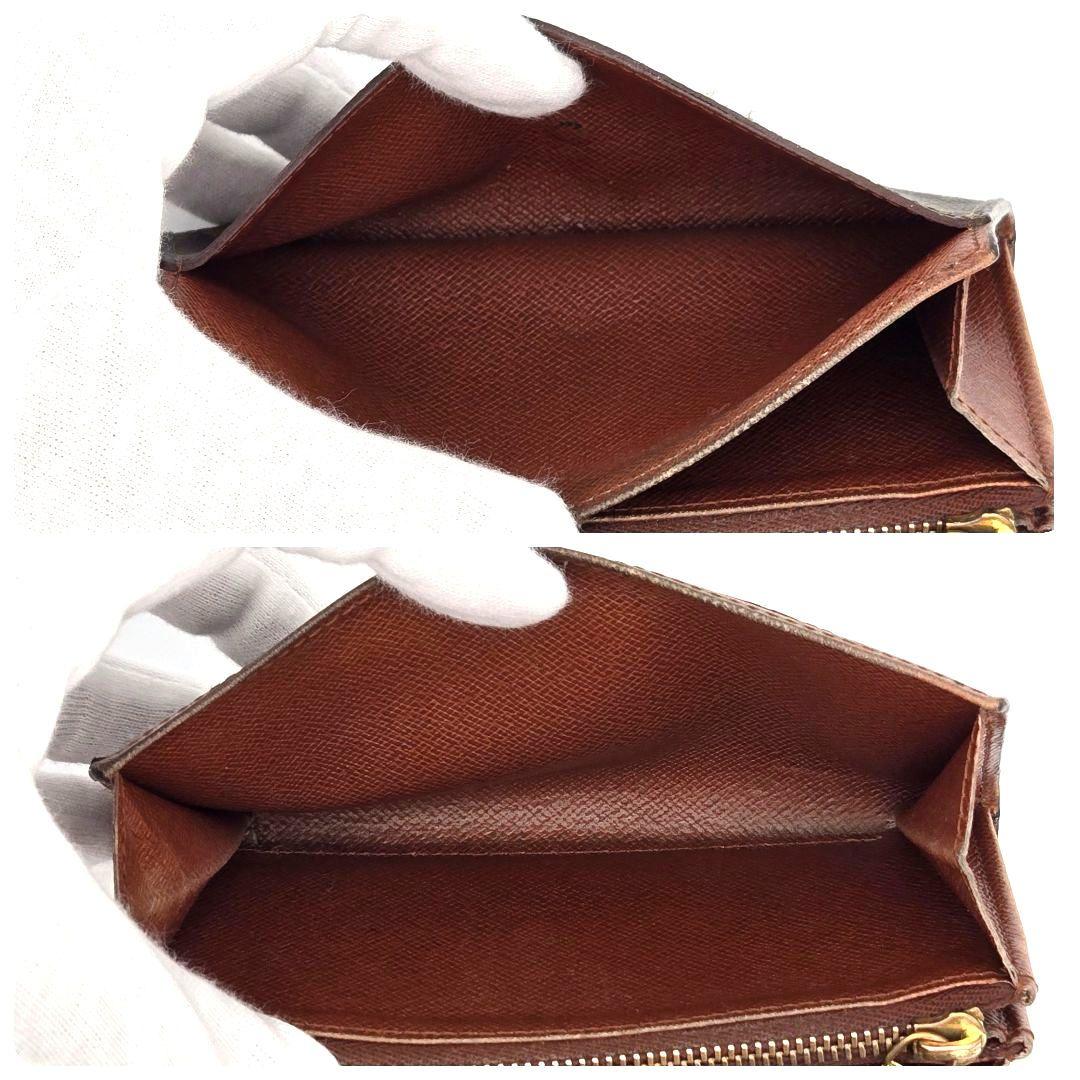 ルイヴィトン モノグラム 二つ折り 財布 小銭入れ カード入れ ポルト