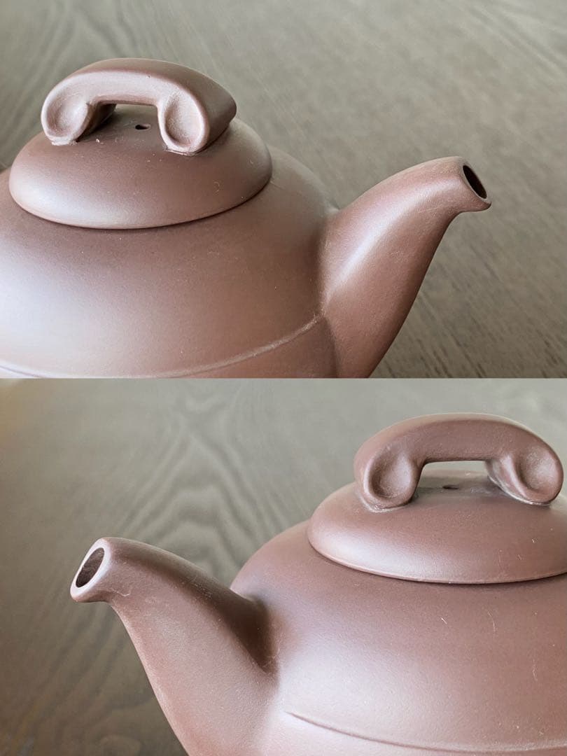 希少 廃盤品「未使用」箱有り 20年前物台湾陸羽茶藝紫砂宝鼎茶器お揃い