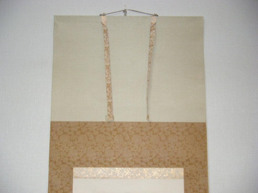 【真作】掛軸　双幅　弁慶と牛若丸　逸品　共箱入　O16