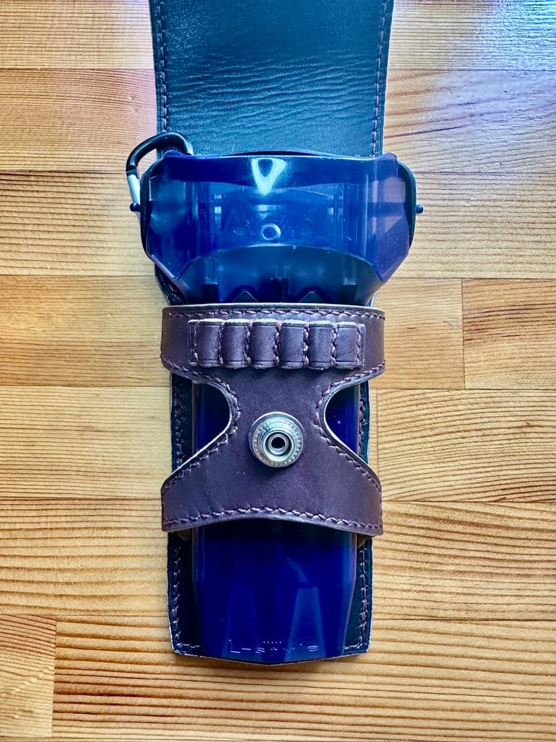 ダーツケースカバー（赤茶×黒）