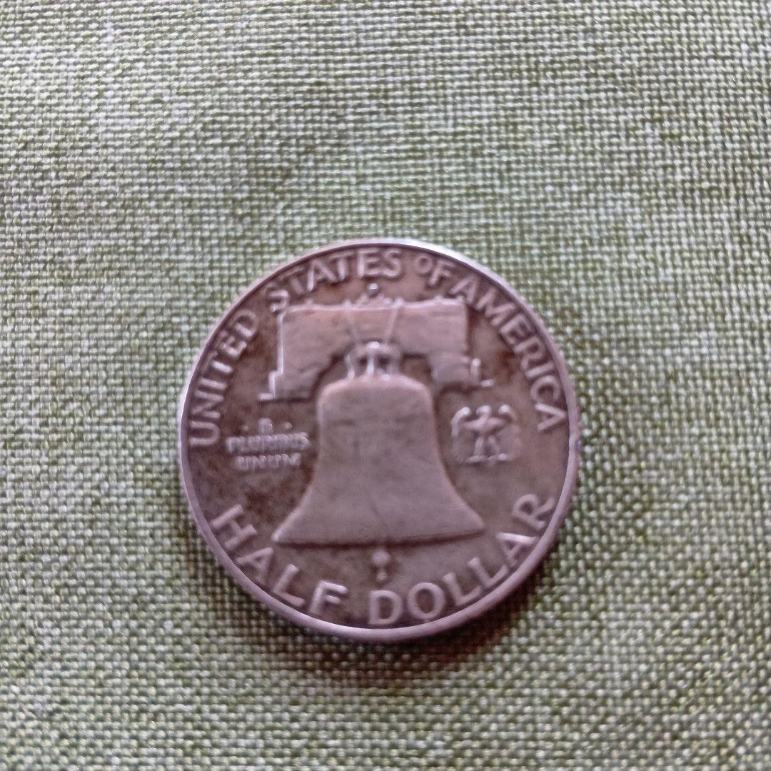 1958年 フランクリンハーフダラー銀貨 - メルカリ