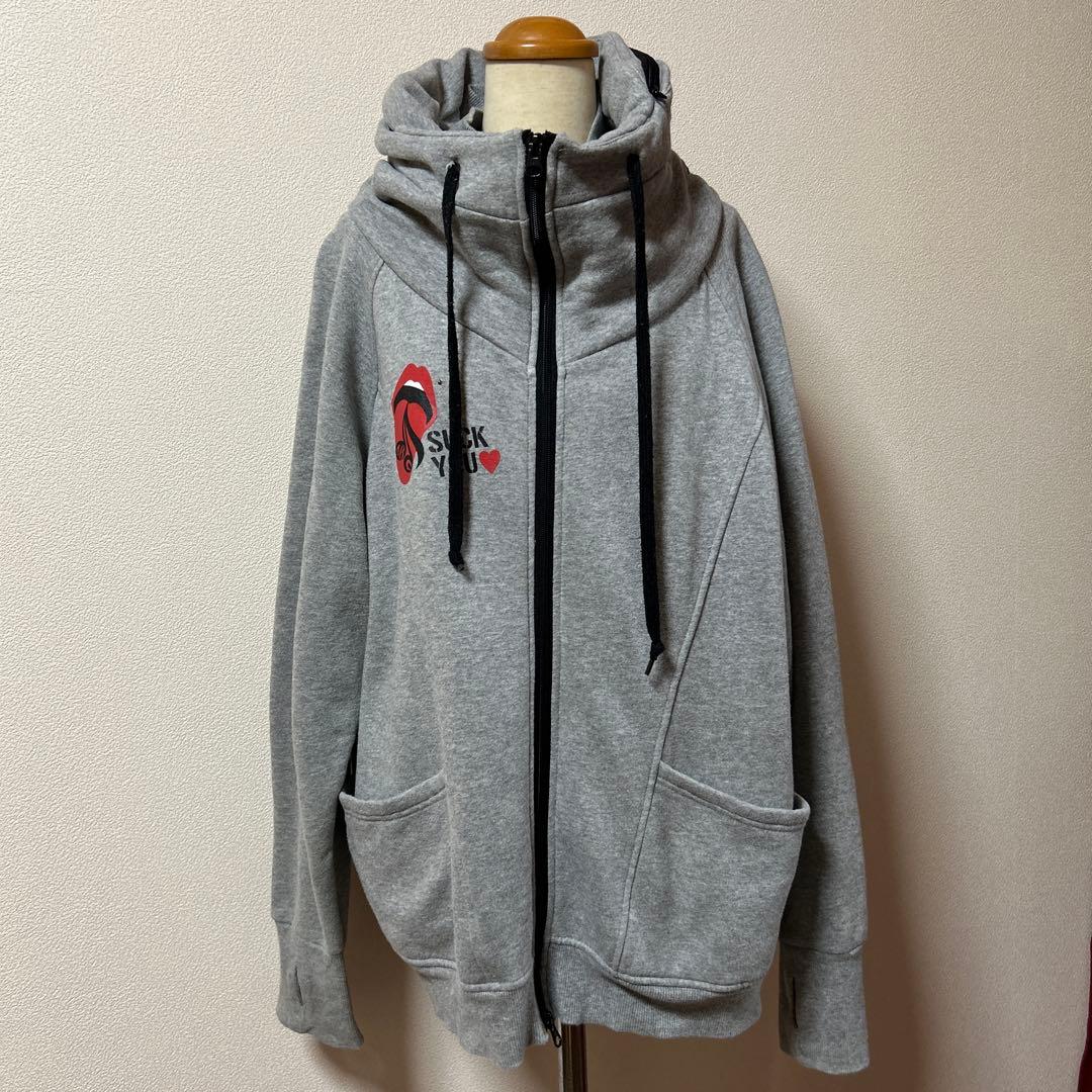 Acid Black Cherry ボリュームネックパーカー