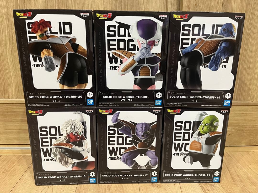 ギニュー特戦隊 SOLID EDGE WORKS THE出陣 全5種セット ドラゴンボール