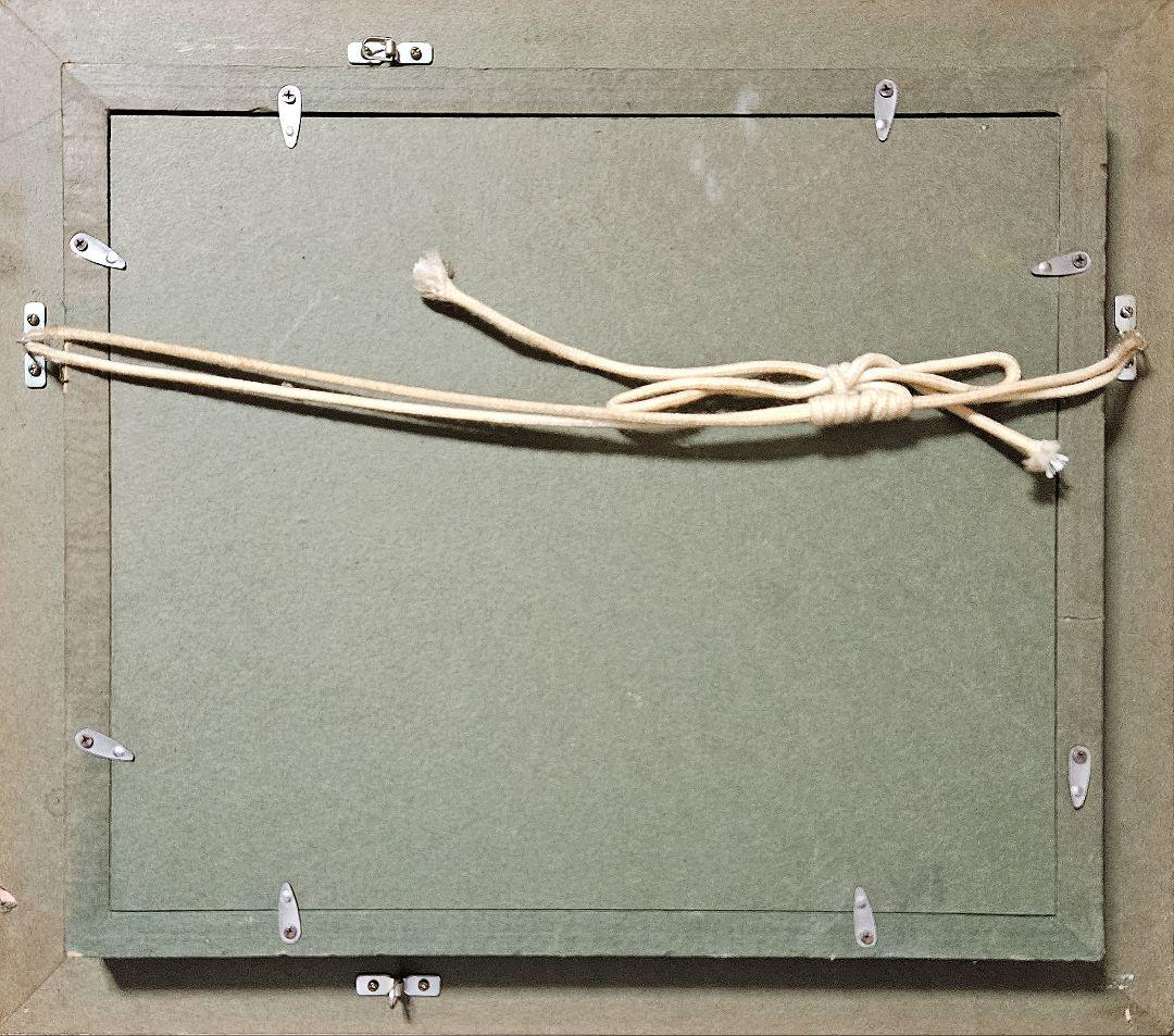 【真筆保証❗】 岡喜八郎筆　F3号　油彩　肉筆　光風会会員　日展会友　額装