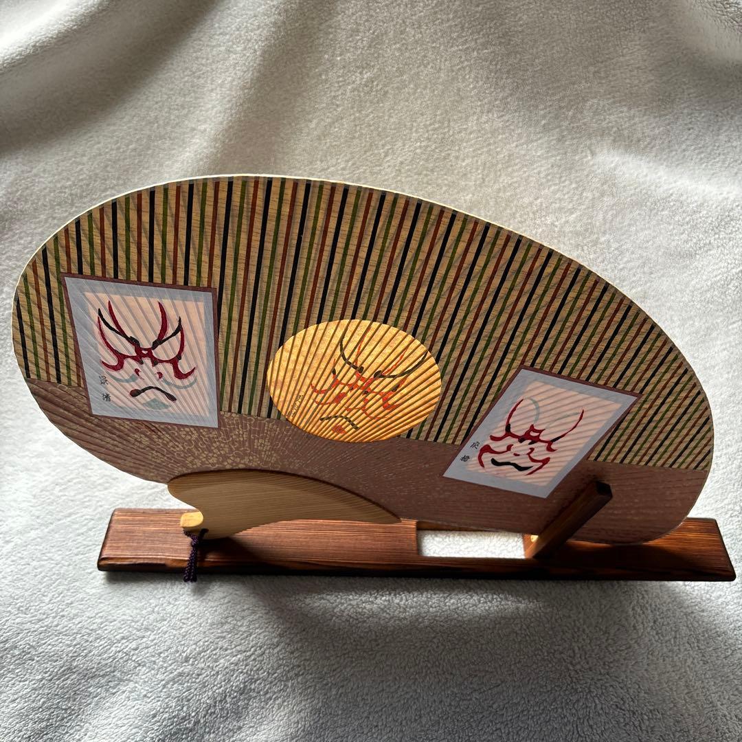 江戸仕立て 都うちわ 加藤照邦氏作 歌舞伎くまどり 伝統工芸品 - メルカリ