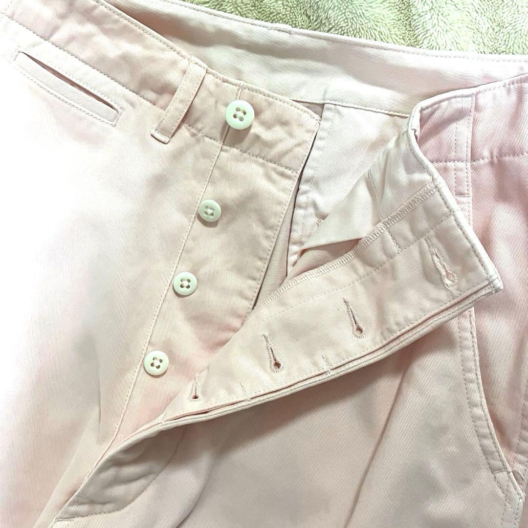 完売品 スピックアンドスパン ピンク チノパン2024モデル Higuchi×S