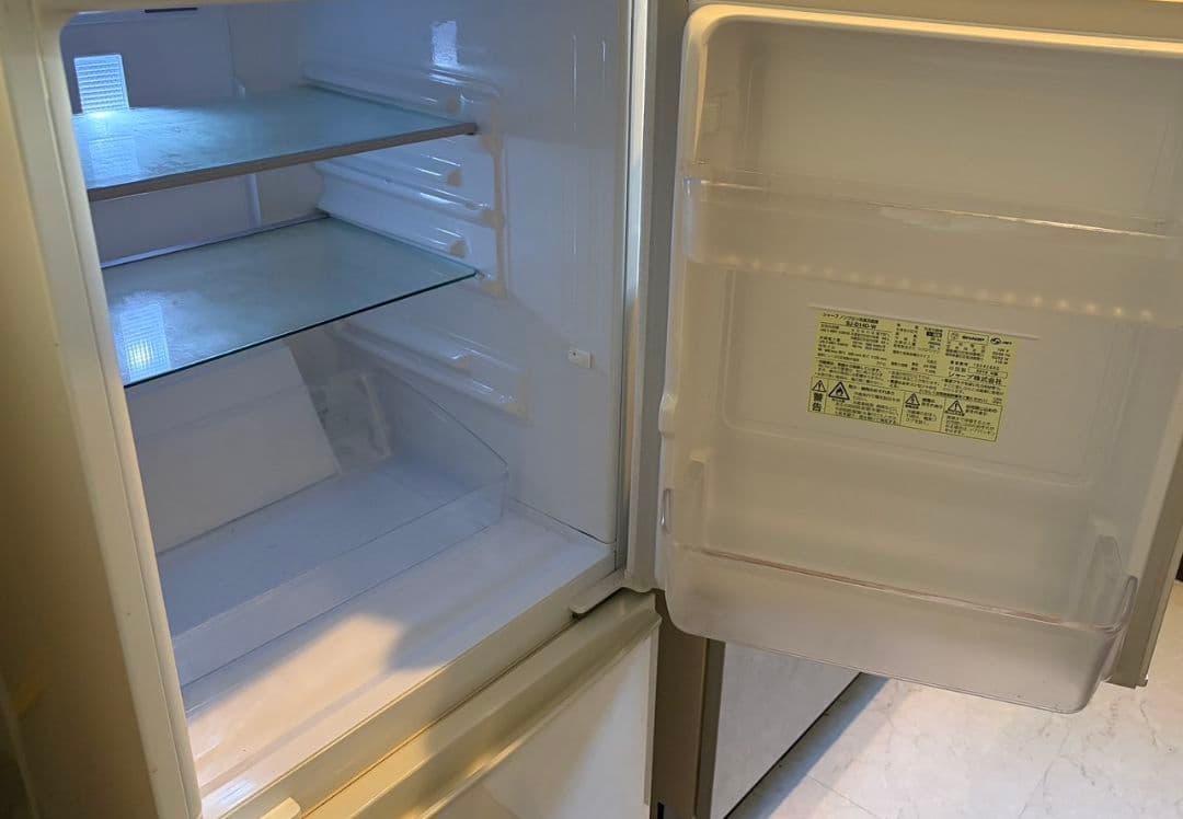 【送料無料】冷蔵庫 SJ-D14D-W 2018年製 1〜2人暮らし用