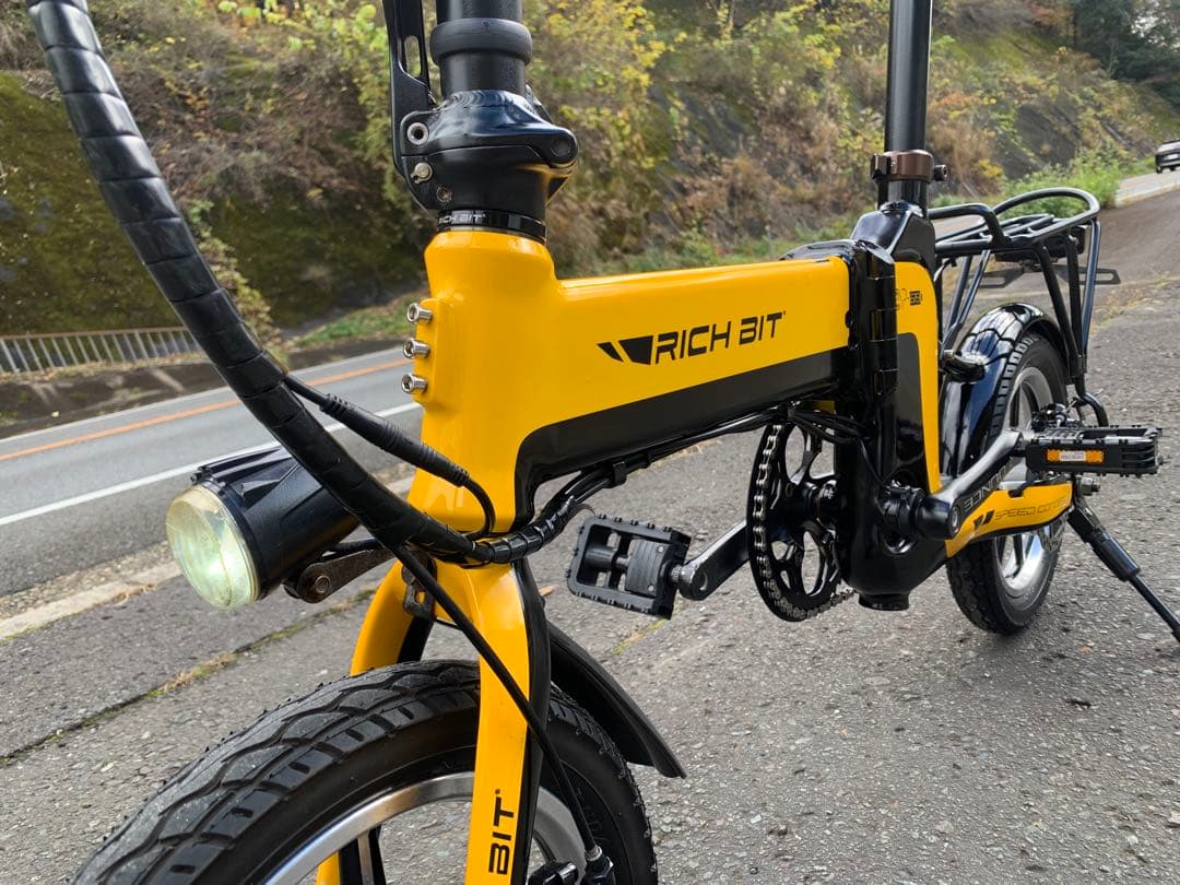 【動作確認済】送料無料RICH BIT折り畳み電動アシスト自転車14インチ