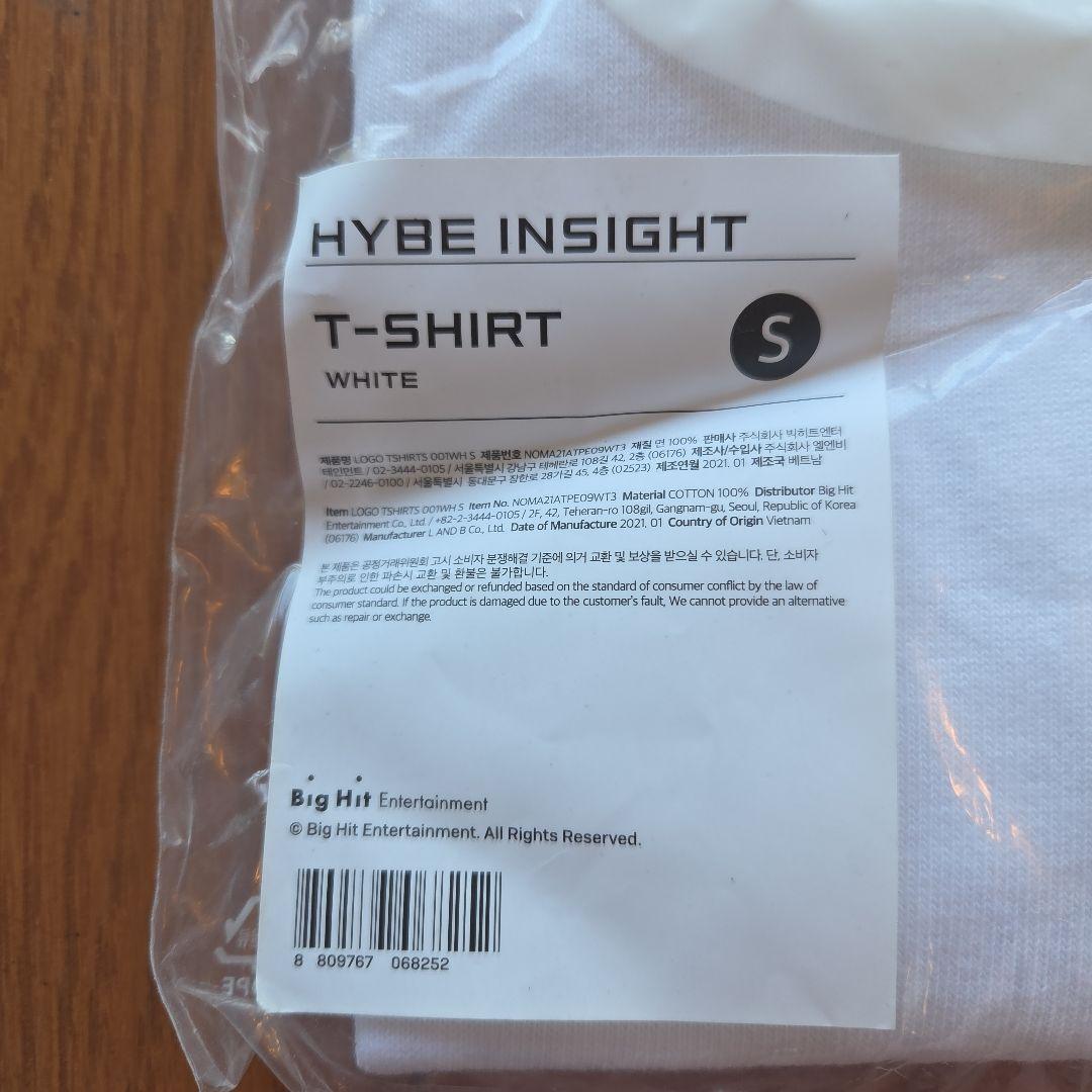 HYBE INSIGHT T-SHIRT ホワイト S