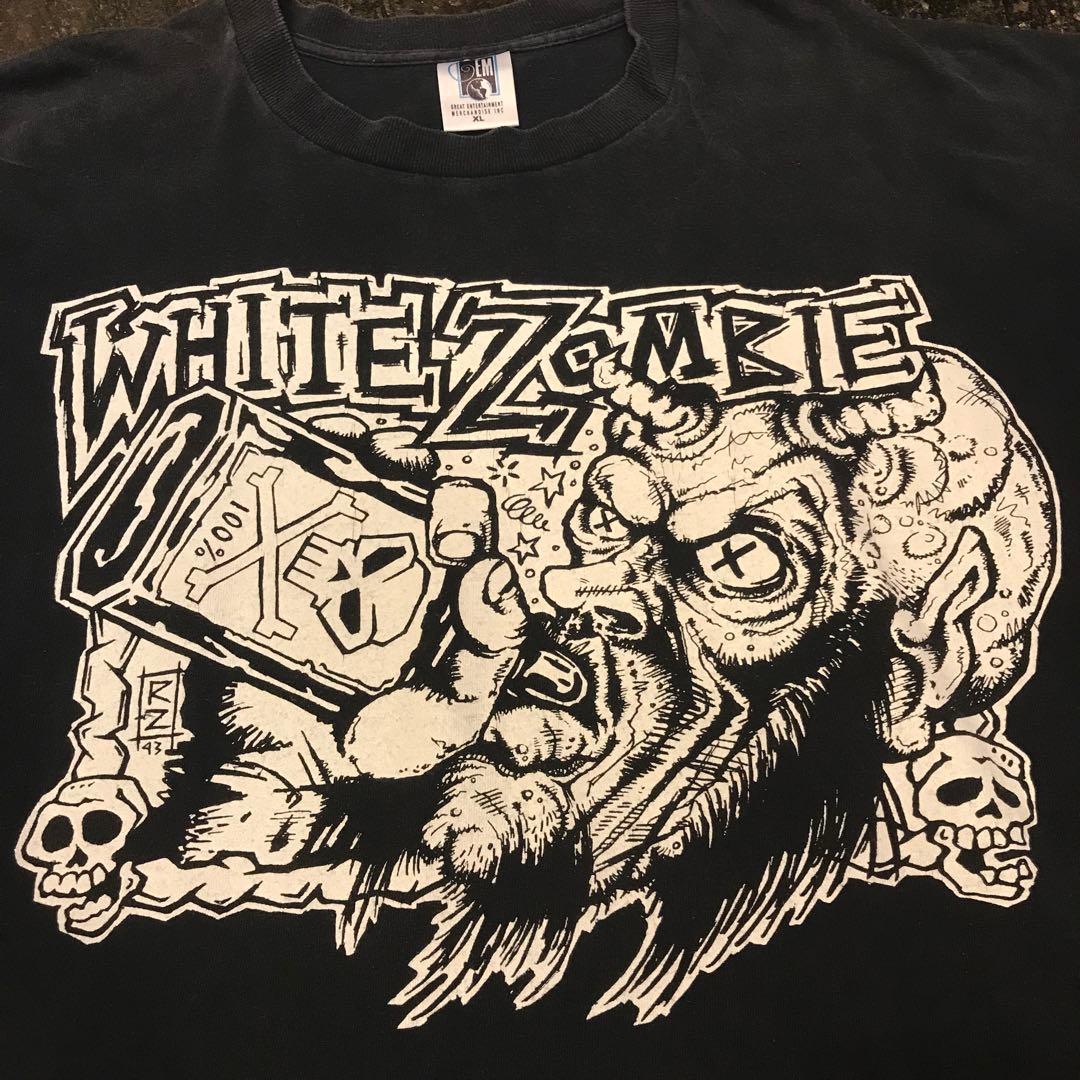 90S ビンテージ ホワイトゾンビ Tシャツ ロブゾンビ バンド T ビンテージ 90s ロブゾンビ ROB ZOMBIE Tシャツ ホワイトゾンビ