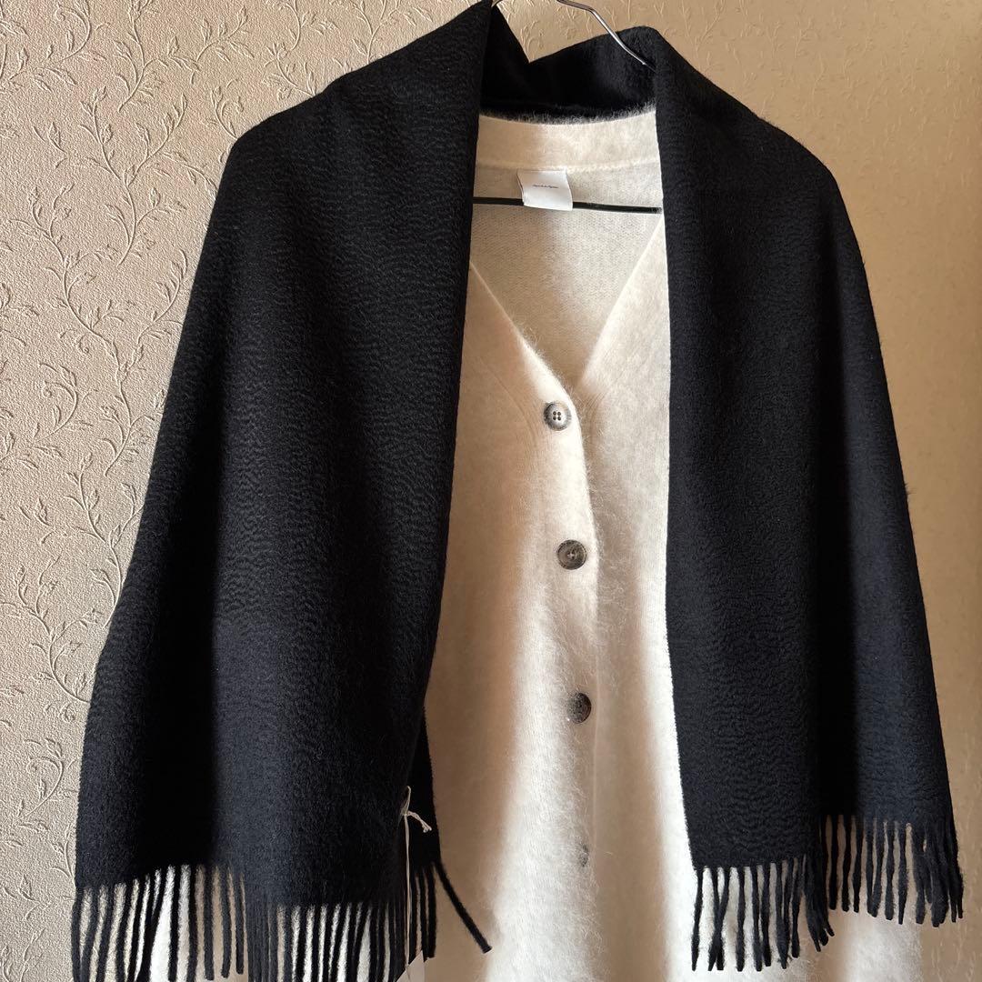 新品◇TESTA VIERA◇日本製 深喜毛織 カシミヤ100%マフラー 黒 - メルカリ