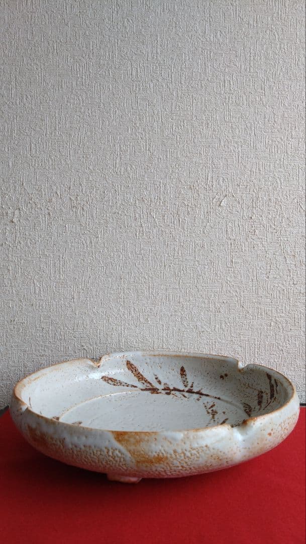 中島正雄 雅山窯 美濃焼 志野 大皿 皿 飾り皿