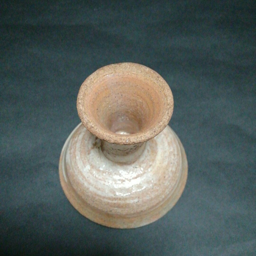 李朝　刷毛目　馬上杯　(李　殷九・号　殷和)　韓国　人間国宝　イ・ウング