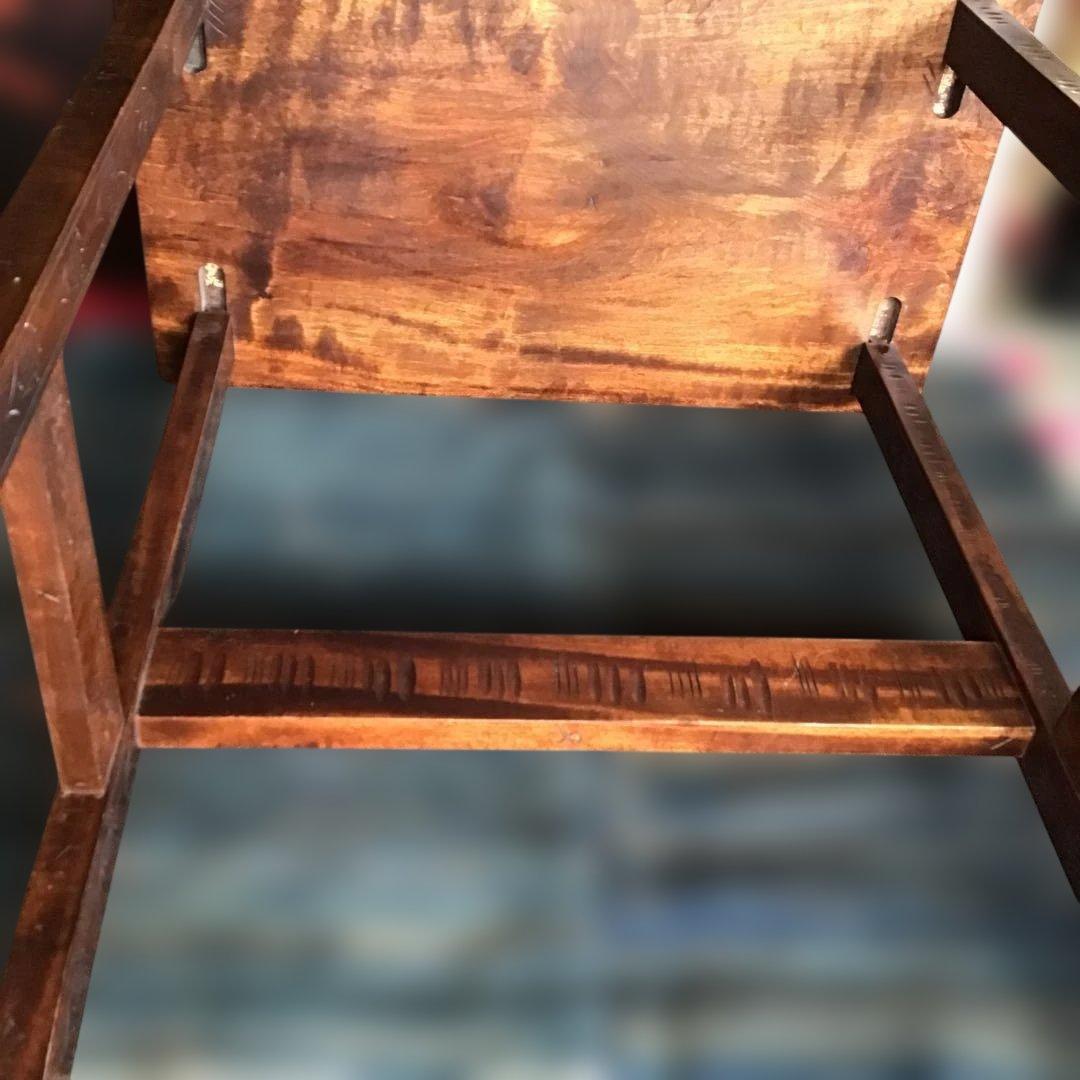 アンティーク軽井沢彫り 櫻 花台 家具 収納