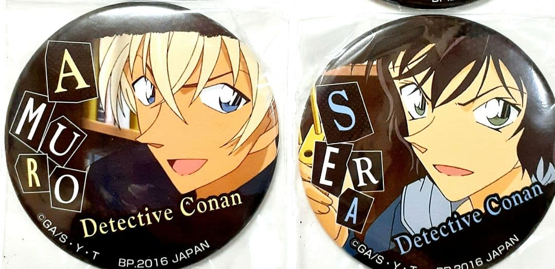 名探偵コナン 一番カフェ 缶バッジ コンプリート セット