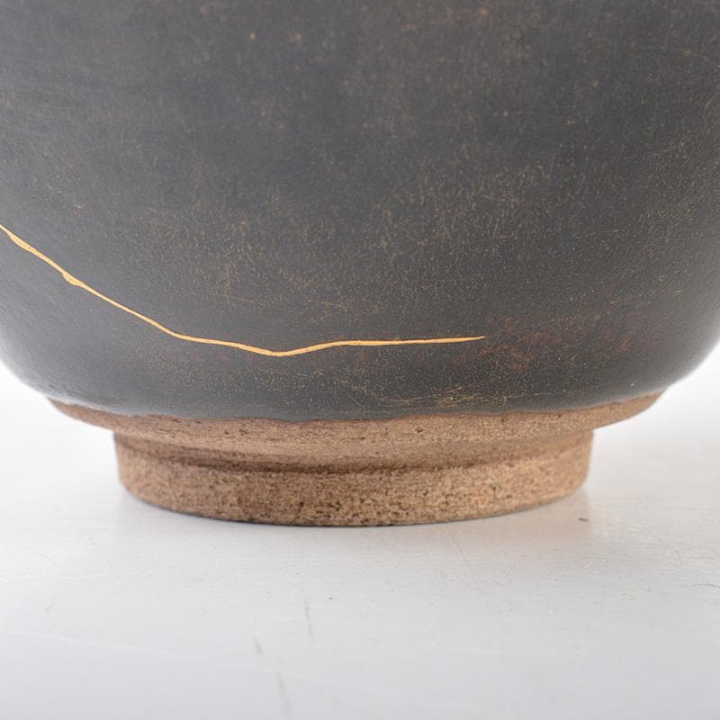 中国 禾目天目茶碗 金継ぎ直しあり C R6105 - メルカリ