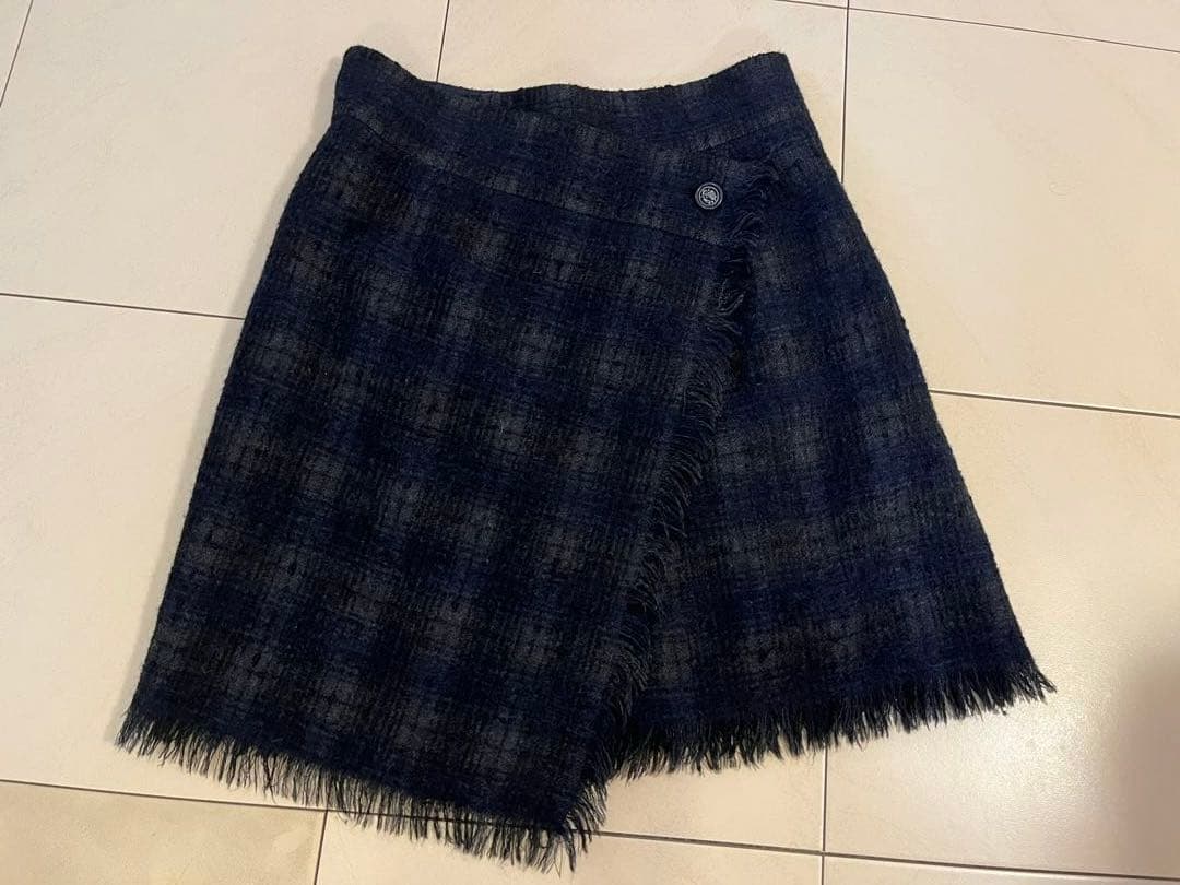 CHANEL シャネル　巻きスカート　イタリア製　サイズ40