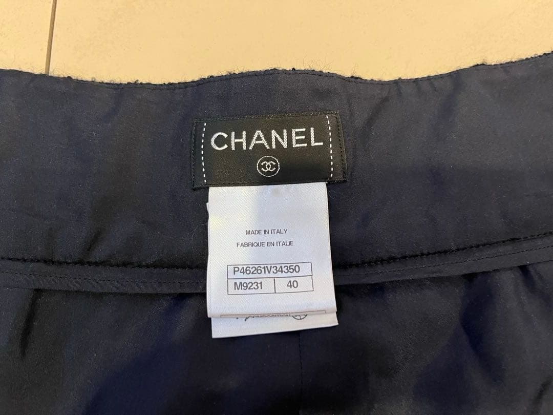 CHANEL シャネル　巻きスカート　イタリア製　サイズ40