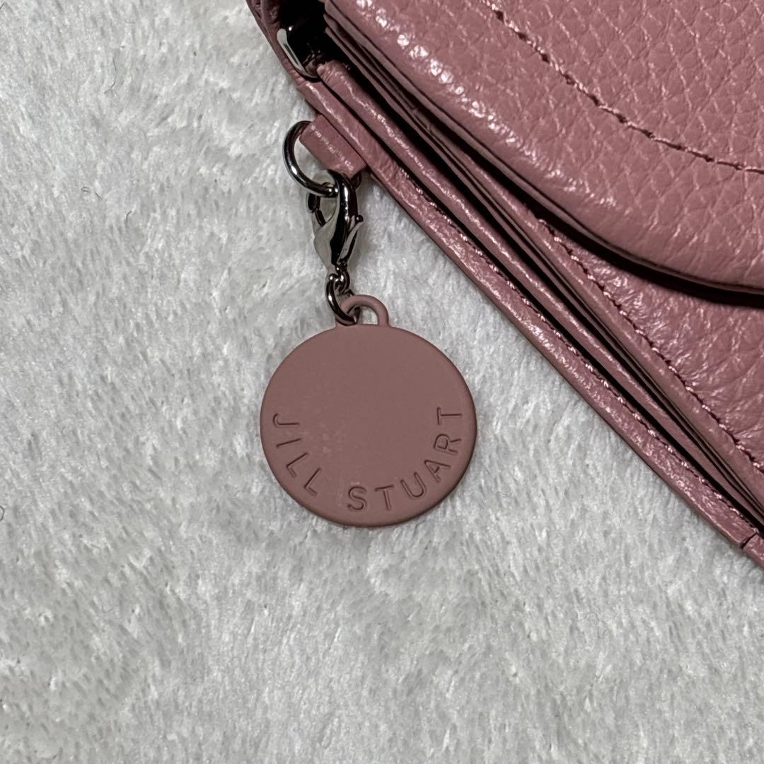 ジルスチュアート シボ革 レザー 二つ折り財布 ルナティ JILL STUART