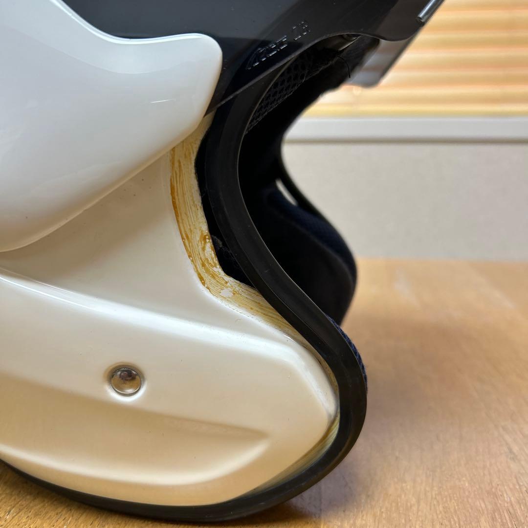 Arai SZ-Ram II ホワイト ジェットヘルメット スモークシールド