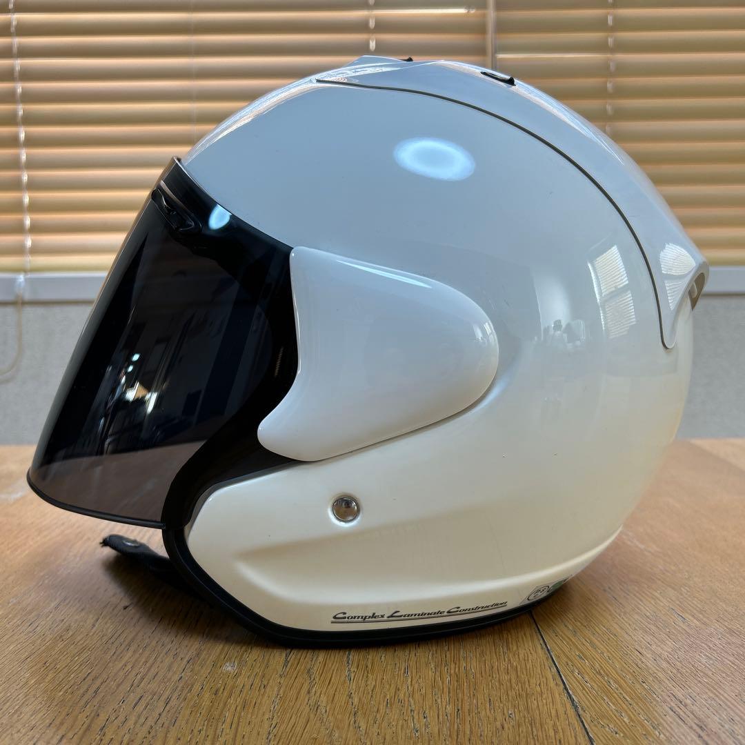 Arai SZ-Ram II ホワイト ジェットヘルメット スモークシールド
