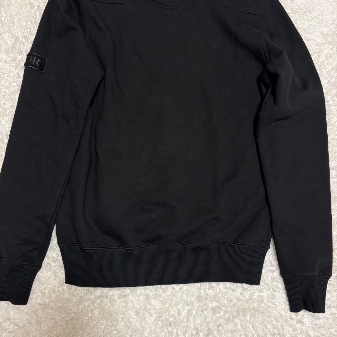 23aw DIOR ディオール ロゴパッチ スリーブロゴ フーディー 黒