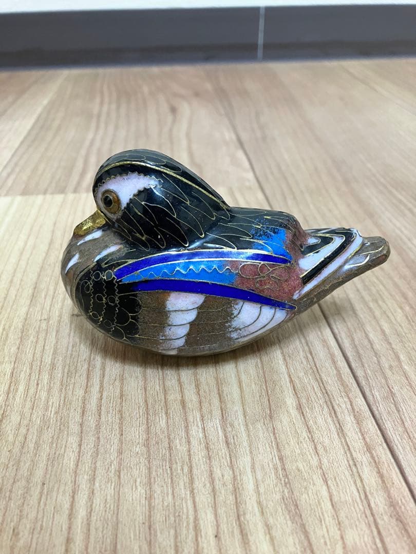 水鳥陶器オブジェ置物インテリア工芸品美術品古物古美術