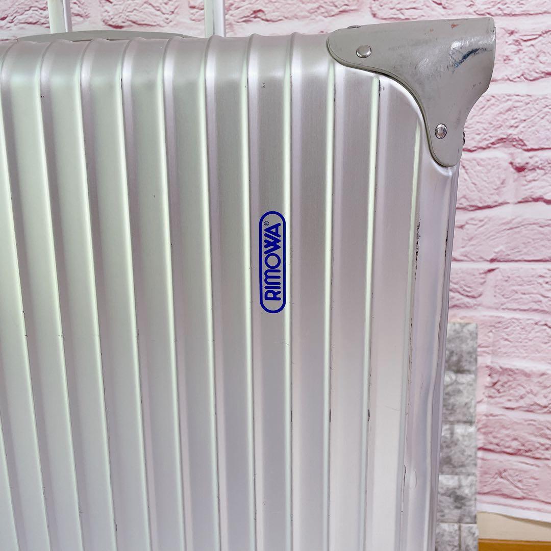 ✨RIMOWA ✨リモワ 青ロゴ廃盤 トパーズ 4輪 大容量キャリーバッグ