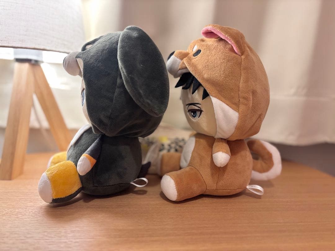 進撃の巨人　あにまるっこぬいぐるみ　リヴァイ　エルヴィン