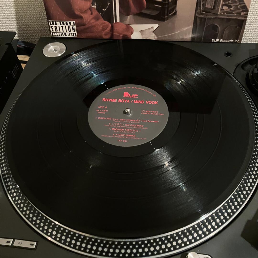 邦楽 RHYME BOYA MIND VOOK 2LP DLIP RECORDS