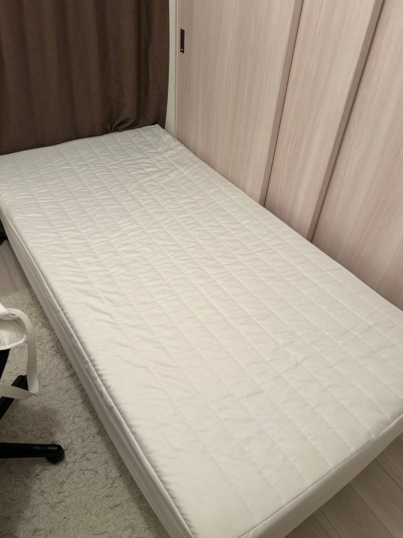 シングル脚付マットレス　ポケットコイル　（洗えるカバー　組み立て仕様）　無印良品