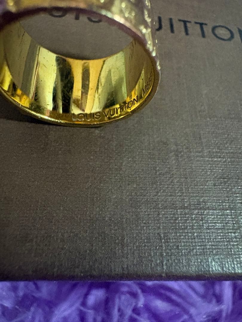 【希少品】LOUIS VUITTONルイ ヴィトン指輪リング12号★M68387