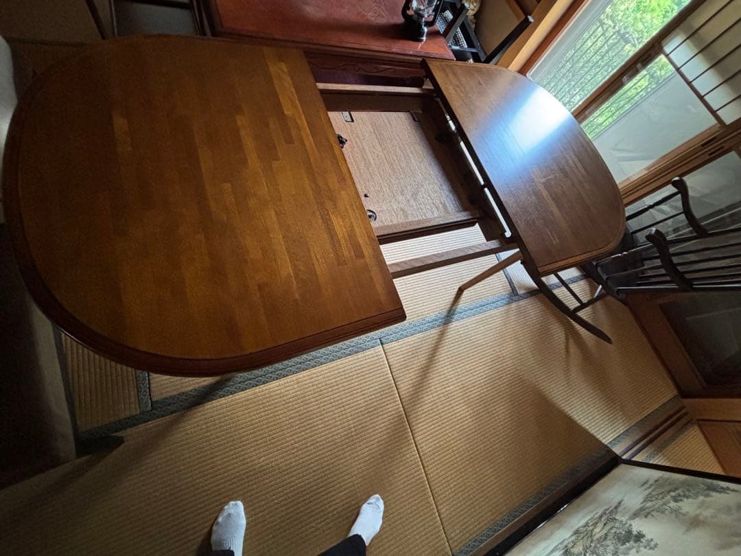 マルニ木工　日本製　定価40万以上　伸縮テーブル