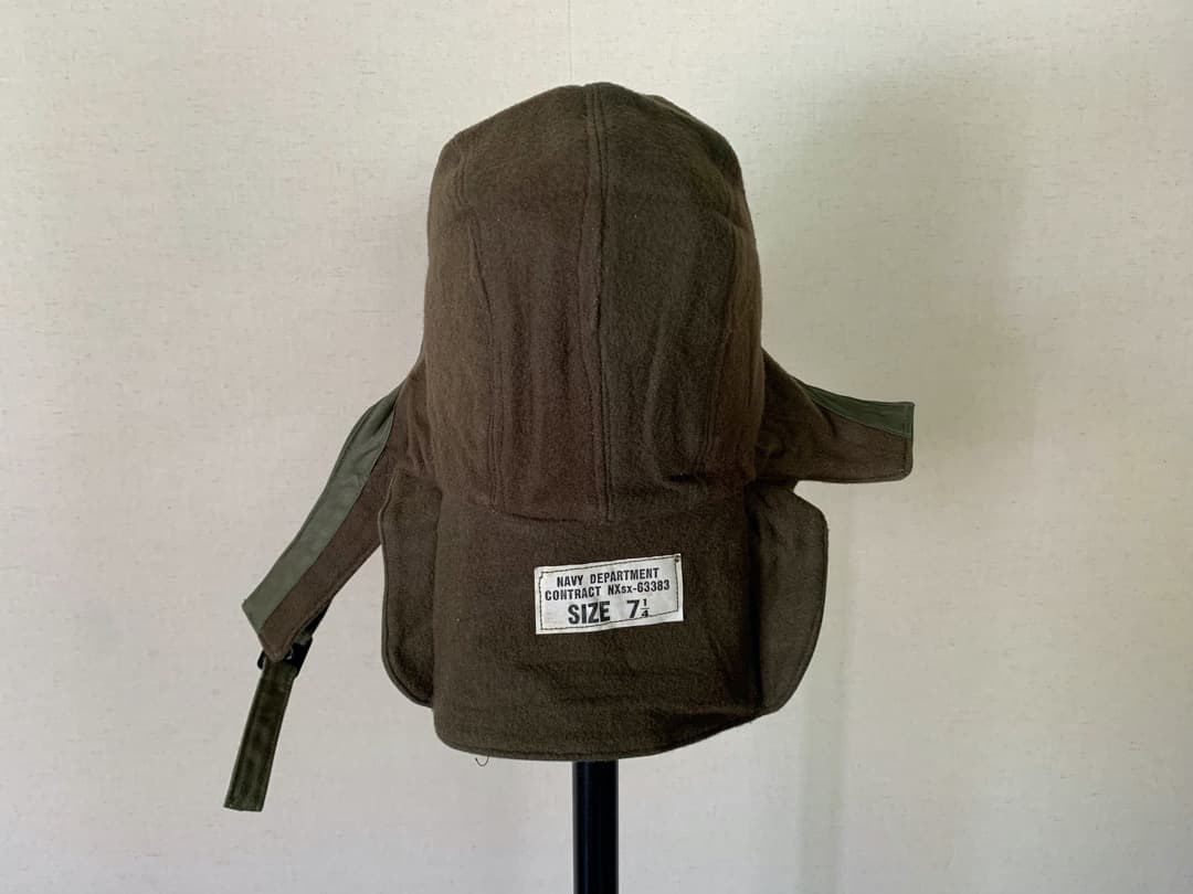 1940s 未使用 デッドストック 米軍 実物 USN デッキキャップ ③ - メルカリ