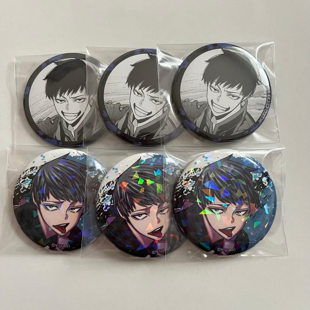 桃源暗鬼 まねきねこ マズル メイド ホログラム缶バッジ 矢颪碇 - メルカリ