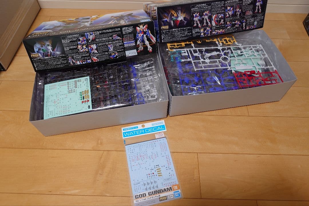 RG SHINING GUNDAM & GOD GUNDAM セット