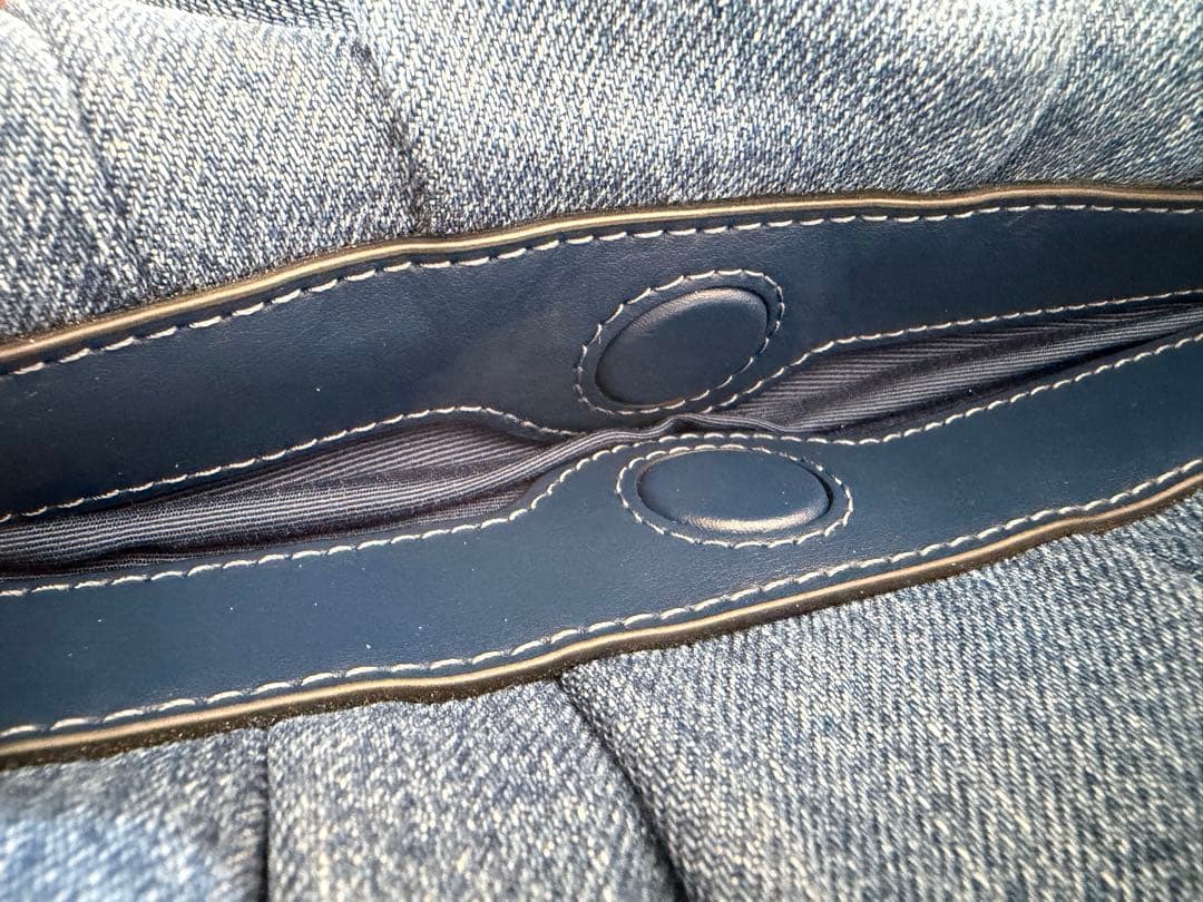 ⭐︎超美品　コーチ　ドローストリング　デニムショルダーバッグ